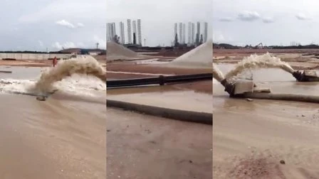 Bomba de lama de areia de dragagem de cascalho submersível hidráulica elétrica centrífuga